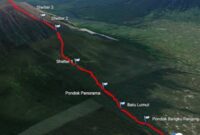 Jalur pendakian Gunung Kerinci. (Sumber/Google)