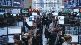 Ilustrasi investor domestik menguat di pasar saham.