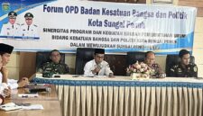 Suasana pelaksanaan forum OPD Bdan Kesbangpol Sungai Penuh