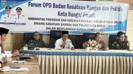 Suasana pelaksanaan forum OPD Bdan Kesbangpol Sungai Penuh