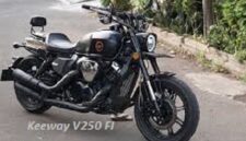 Mirip Harley, penampakan Keeway V250 FI. (Sumber/Google)