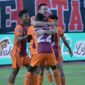 Selebrasi gol Koldo Obieta untuk borneo FC. (Sumber/Google)