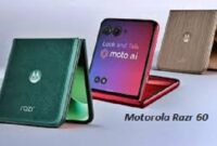 Tampilan Smartphone Motorola Razr 60