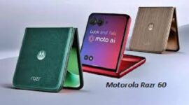 Tampilan Smartphone Motorola Razr 60
