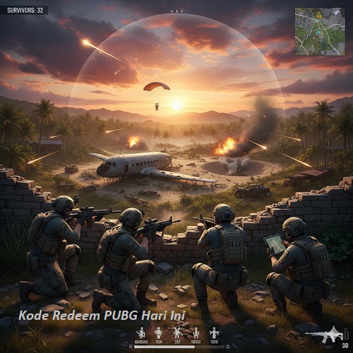 Kode redeem PUBG terbaru hari ini