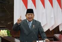 Presiden RI, Prabowo Subianto.(Sumber/Google)
