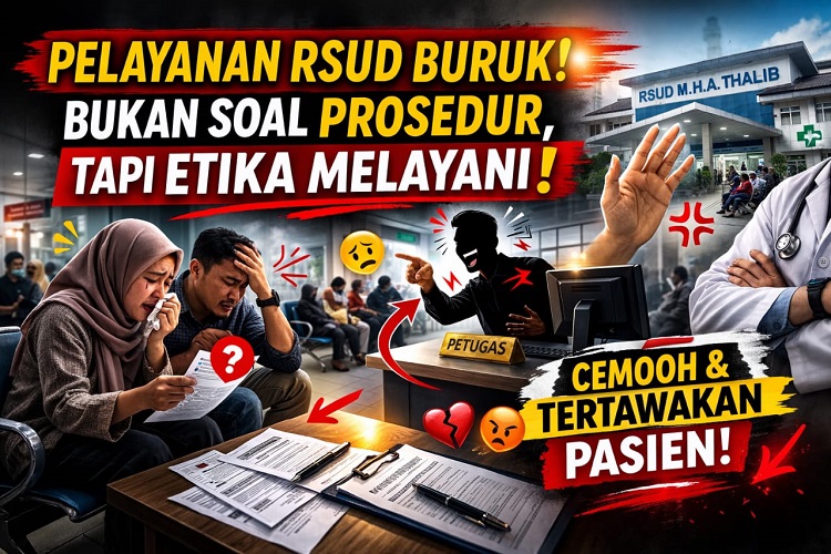 Ilustrasi kritisi pelayanan RSUD MHAT Sungai Penuh