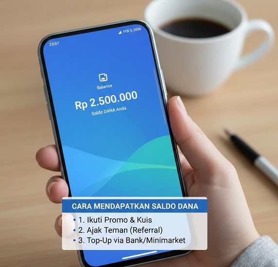 Cara mudah dapatkan saldo DANA
