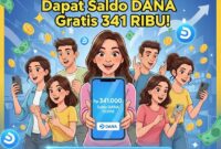 Klaim sekarang, saldo dana graris hingga Rp 341 ribu