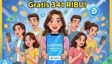 Klaim sekarang, saldo dana graris hingga Rp 341 ribu