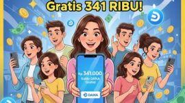 Klaim sekarang, saldo dana graris hingga Rp 341 ribu