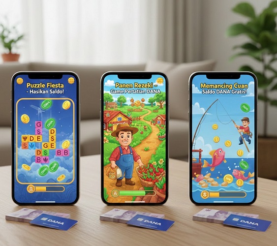 3 Game penghasil Saldo DANA
