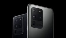 Tampak salah satu produk smartphone samsung.