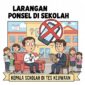 Ilustrasi Larangan penggunaan HP di sekolah dan Kepala Sekolah di Tes Kejiwaan