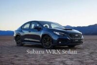 Tampilan Elegan Subaru WRX Sedan