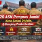 Ilustrasi 20 ASN di Pemprov Jambi terkena sanksi berat pada tahun 2025, enam diantaranya diberhentikan.