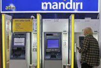 Tampak atm bank Mandiri. (Sumber/Google)