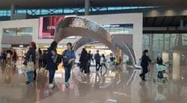 Suasana salah satu bandara Korea Selatan ditengah kebijakan pembebeasan visa untuk pelancong Indonesia