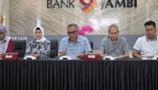 Suasana Jumpa pers yang digelar Bank Jambi.