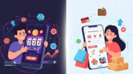 Ilkustrasi Judol dan Belanja Online bisa rusak rumah tangga 