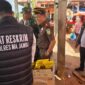 Pelaksanaan sidak di Pasar Sangeti. (Sumber/Poldajambi)