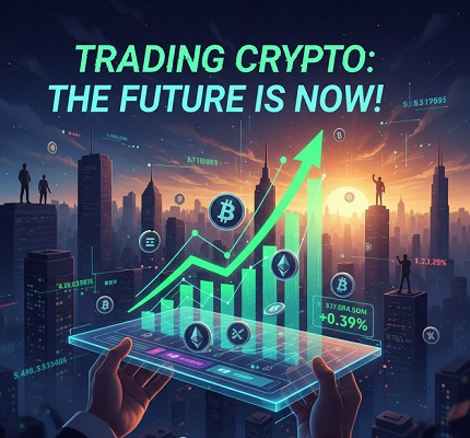 Ilustrasi Trading crypto