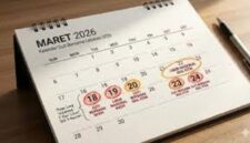Jadwal libur lebaran 2026