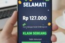 Saldo cuma-cuma masuk ke akun DANA Rp127 ribu.