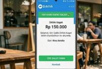 Fitur Dana Kaget kembali bagi-bagi saldo dana, segera klaim