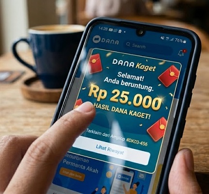 Fitur dana kaget kembali bagi-bagi saldo DANA