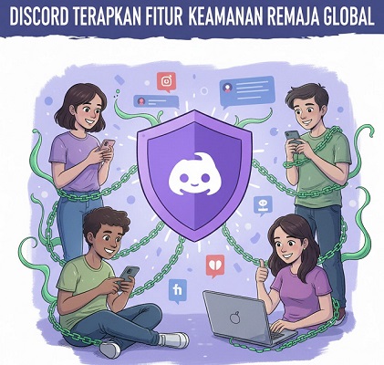 Discord Terapkan Fitur Keamanan Remaja Global
