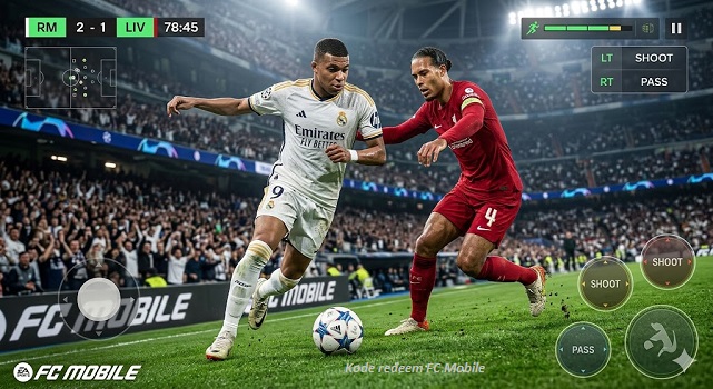 Kode redeem FC Mobile terbaru hari ini