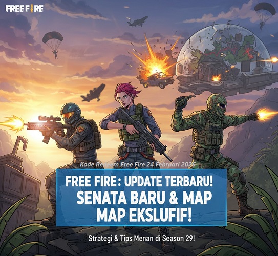 Kode redeem Free fire 24 Februari 2026.