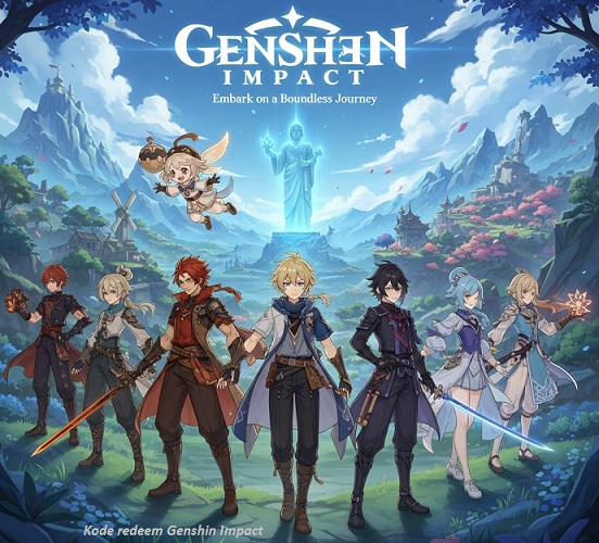 Kode Redeem Genshin Impact hari ini.