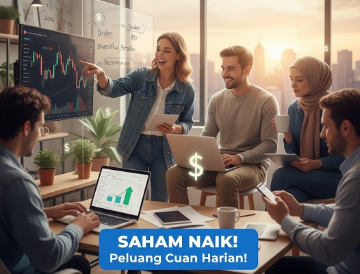 Ilustrasi menjadi investor pemula yang sukses.