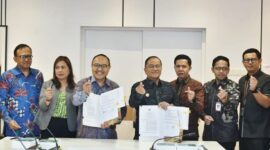 Penandatangan Mou Kota Jambi dan Komdigi dalam rangka mencetak Talenta Digital