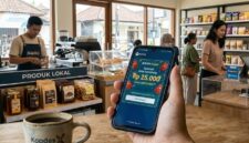 Ilustrasi kolaborasi kopdes dengan ritel modern.