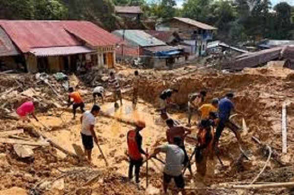 Korban bencana sumatera..