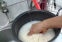 Cara mencuci beras yang benar