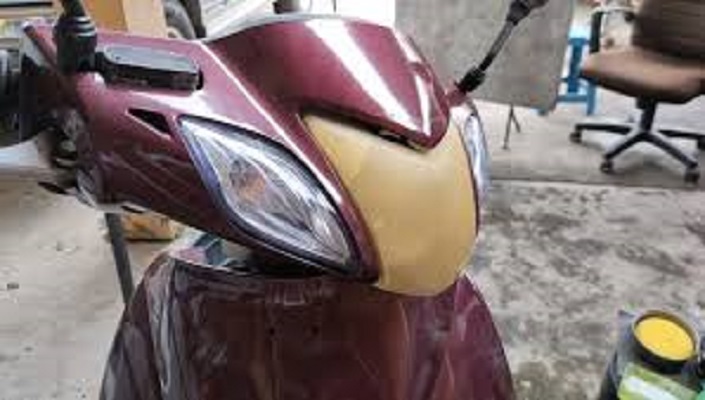 Cara memperbaiki mika lampu motor menguning