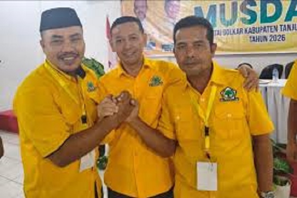 Muslimin Tanja nahkodai Golkar Tanjabtim