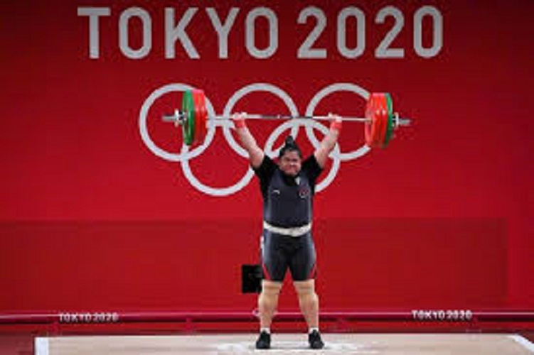 Foto ; Nurul Akmal saat bertarung di Olimpiade Tokyo tahun 2020