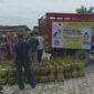 Suasana operasi pasar yang digelar pertamina bersama Pemkab Merangin
