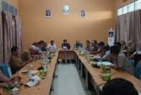 Suasana pansus DPRD Sarolangun terakit asset daerah.