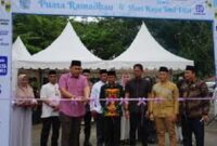 Bupati Merangin, M syukur saat membuka pasa bedug Kabupaten Merangin