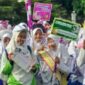 Suasana pawai menyambut ramadhan di Merangin berlangsung khidmat