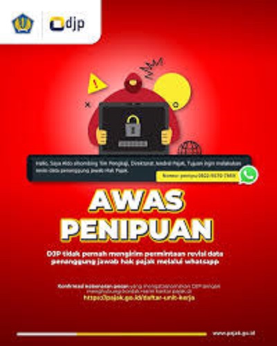 Waspada Penipuan pajak. (Sumber/Google)