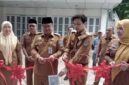 Prosesi peresmian laboratorium kesehatan Kota jambi oleh Wali Kota Jambi, Maulana, bersama Wakil Wali Kota Diza