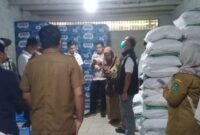 Polres Tebo Bersama Instansi Terkait saat Sidak di Pasar Tanjung Bungur