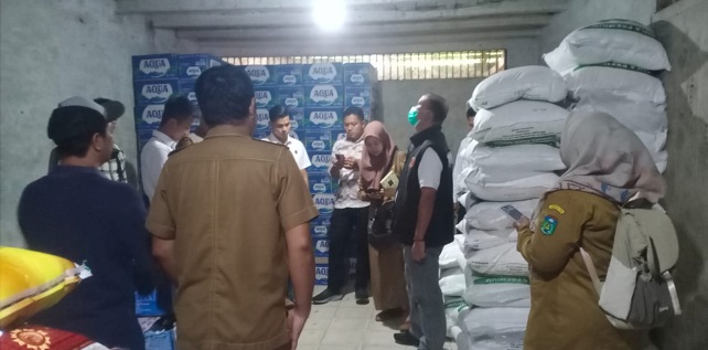 Polres Tebo Bersama Instansi Terkait saat Sidak di Pasar Tanjung Bungur